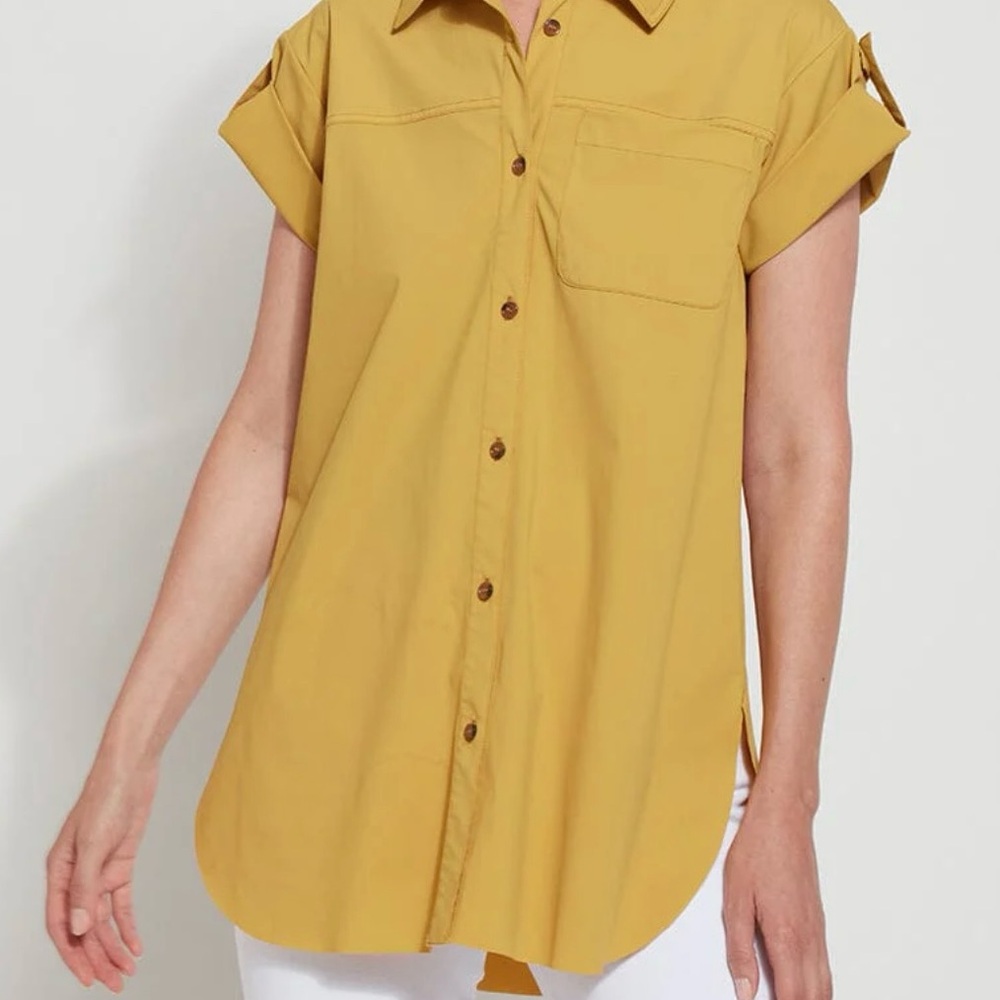 Lysse Mustard Button-Down Shirt